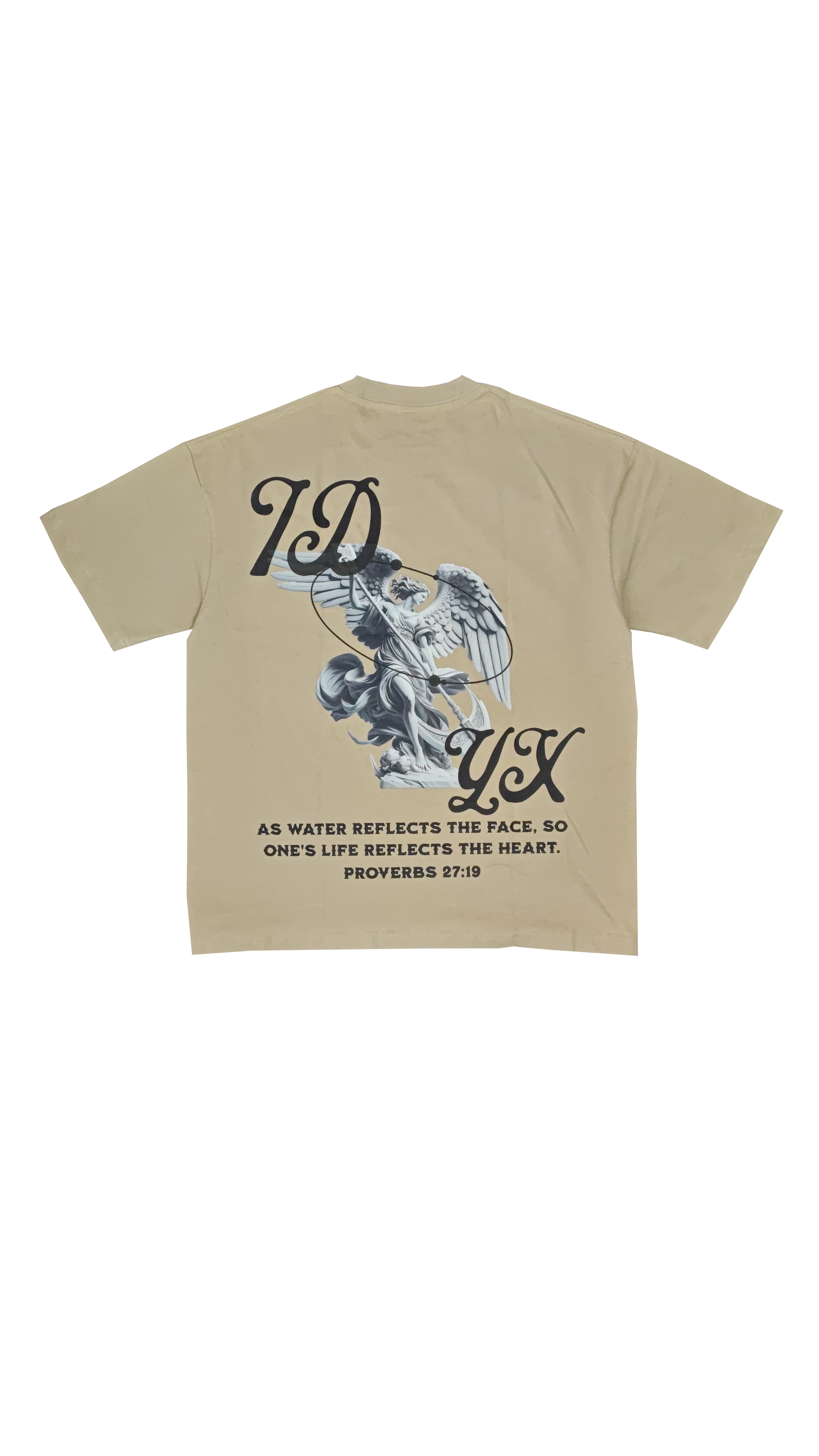 Distressed T-Shirt Beige